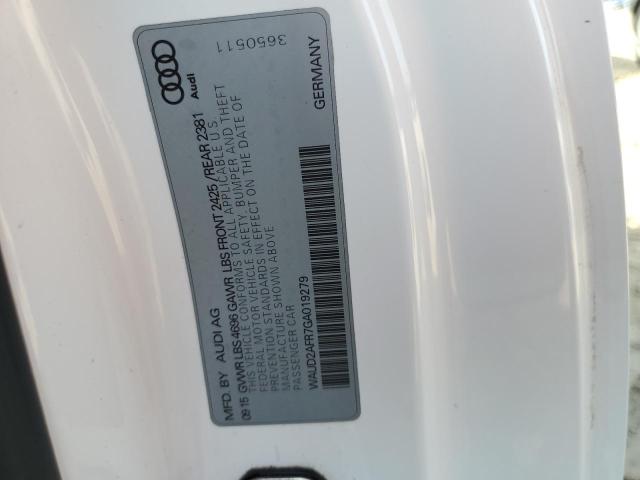 2016 AUDI A5 PREMIUM WAUD2AFR7GA019279