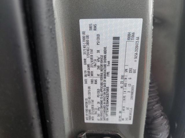 2019 FORD F150 SUPER - 1FTEW1E59KKE57055