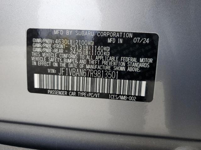 2024 SUBARU WRX LIMITE JF1VBAN67R9813501