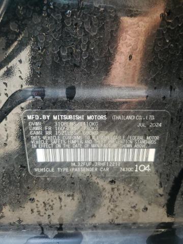 2024 MITSUBISHI MIRAGE G4 ML32FUFJ3RHF12211