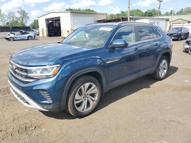 VOLKSWAGEN ATLAS CROS 2020 blue  gas 1V2MC2CA8LC205835 photo #1
