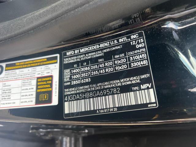 2016 MERCEDES-BENZ GLE 350 4M 4JGDA5HB8GA695782