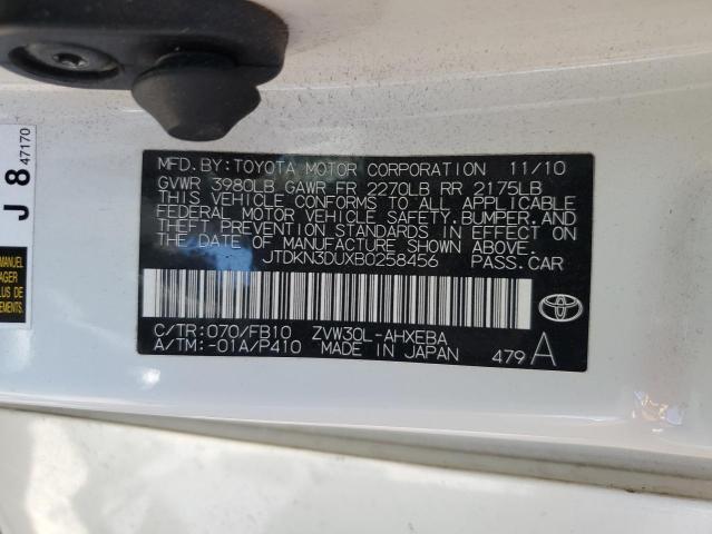 2011 TOYOTA PRIUS - JTDKN3DUXB0258456