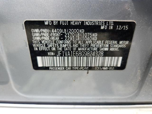 2016 SUBARU WRX PREMIU JF1VA1E68G9824328