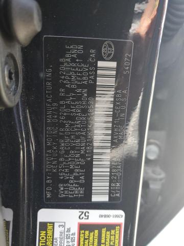 2019 TOYOTA CAMRY HYBR #3308406282