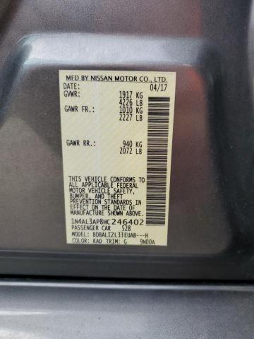 2017 NISSAN ALTIMA 2.5 - 1N4AL3AP8HC246402