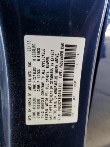 2016 HONDA ACCORD LX 1HGCR2F34GA002050