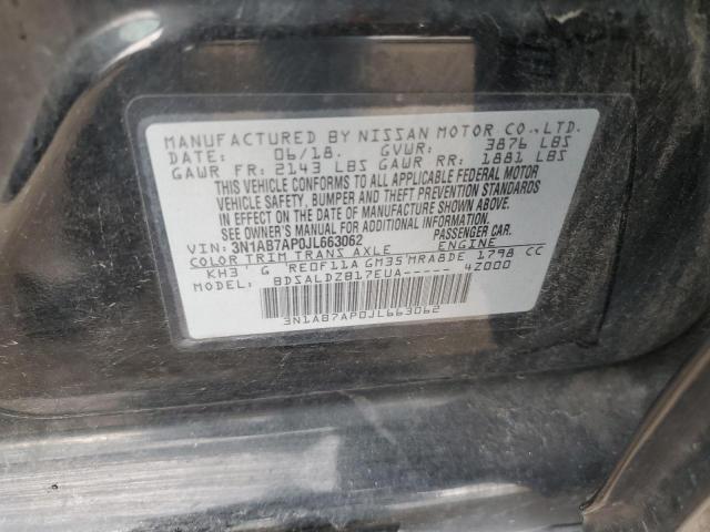 2018 NISSAN SENTRA S 3N1AB7AP0JL663062