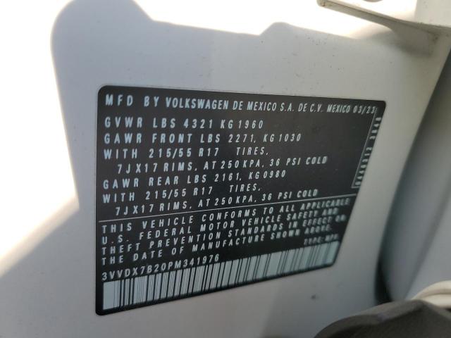 2023 VOLKSWAGEN TAOS S 3VVDX7B20PM341976
