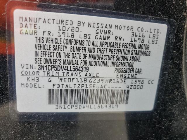 2020 NISSAN KICKS SR - 3N1CP5DV4LL564319