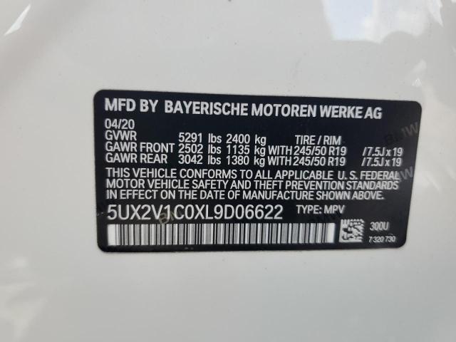 2020 BMW X4 XDRIVE30I 5UX2V1C0XL9D06622