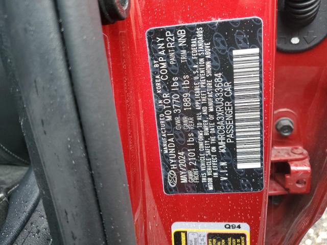 2024 HYUNDAI VENUE SEL - KMHRC8A3XRU333684