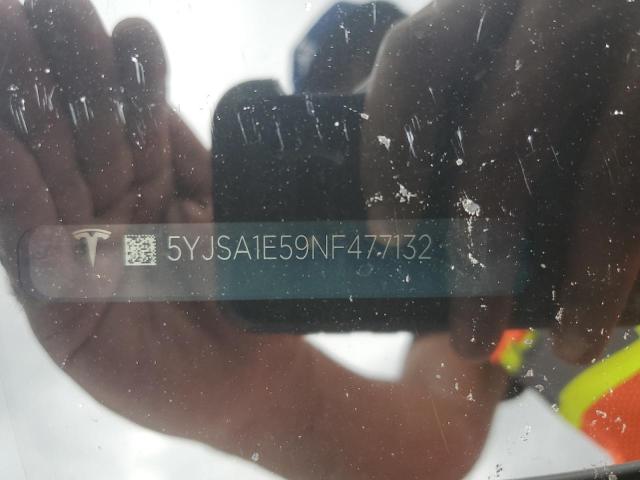 2022 TESLA MODEL S 5YJSA1E59NF477132