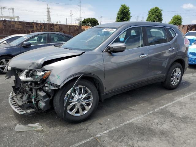 NISSAN ROGUE S 2015 gray  gas KNMAT2MV7FP539874 photo #1