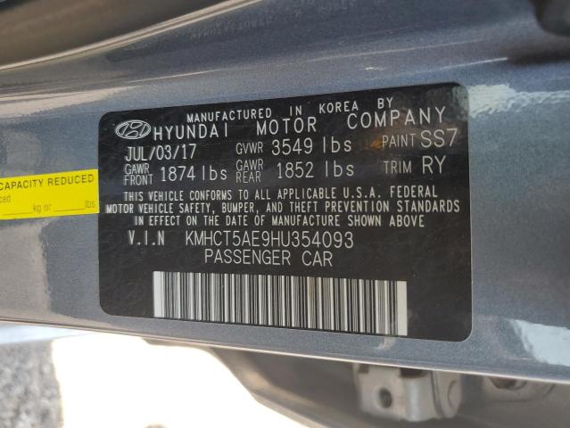 2017 HYUNDAI ACCENT SE KMHCT5AE9HU354093