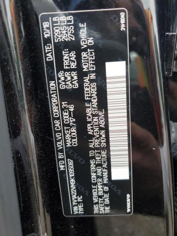 2019 VOLVO V90 T6 R-D YV1A22VM9K1095087