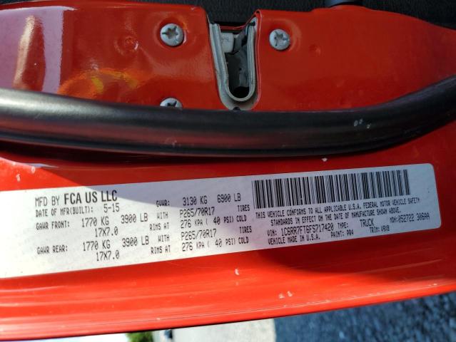 2015 RAM 1500 ST 1C6RR7FT6FS717420