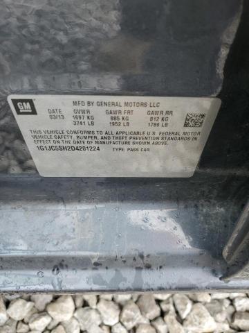 2013 CHEVROLET SONIC LT - 1G1JC5SH2D4201224