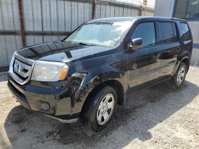 HONDA PILOT LX 2011 black  gas 5FNYF3H22BB021381 photo #1