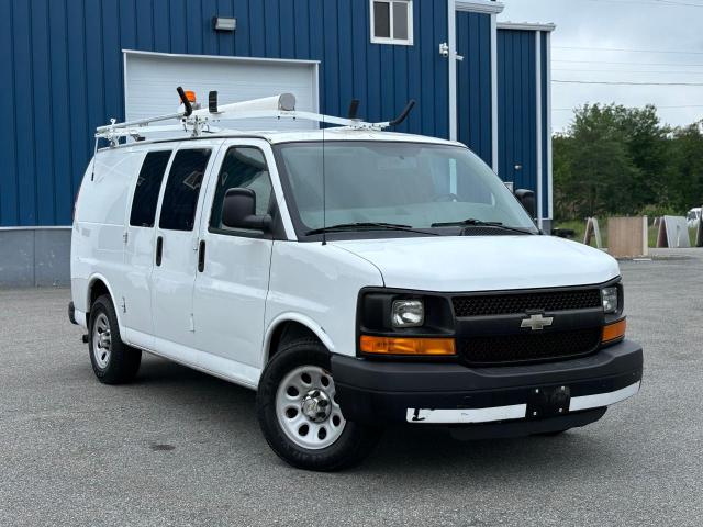 CHEVROLET EXPRESS G1 2013 white cargo va gas 1GCSGAFX0D1137969 photo #3