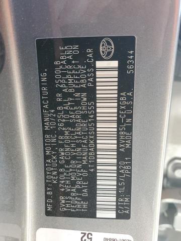 2025 TOYOTA CAMRY XSE 4T1DBADKXSU514555