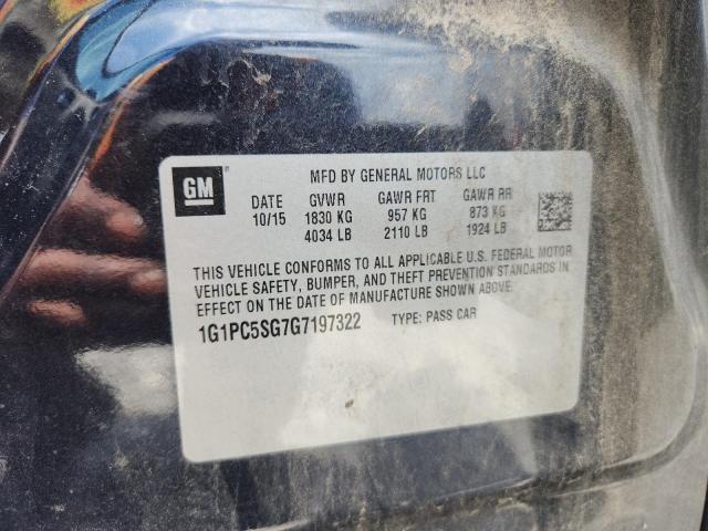 2016 CHEVROLET CRUZE LIMI 1G1PC5SG7G7197322