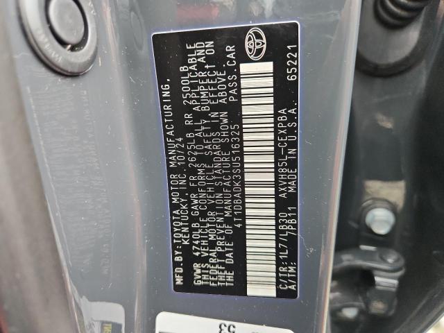 2025 TOYOTA CAMRY XSE 4T1DBADK3SU516325