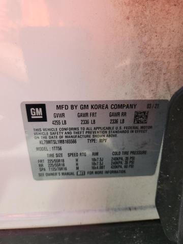 2021 CHEVROLET TRAILBLAZE KL79MTSL1MB165566