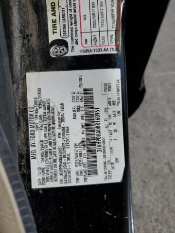 2011 FORD FUSION SE - 3FAHP0HA0BR160951