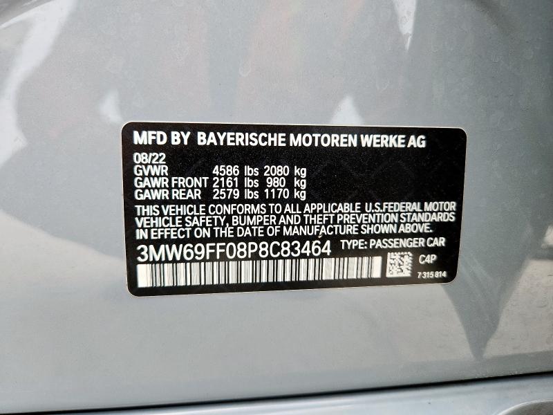 2023 BMW 330I 3MW69FF08P8C83464