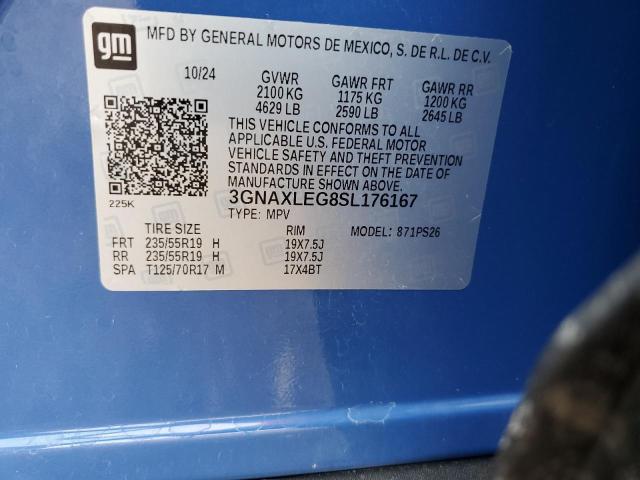 2025 CHEVROLET EQUINOX RS - 3GNAXLEG8SL176167