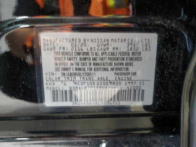 2020 NISSAN SENTRA S - 3N1AB8BV8LY206511