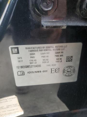 2018 CHEVROLET CRUZE LT 1G1BE5SM7J7104395