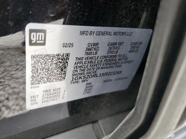 2025 GMC YUKON DENALI 1GKS2DRL1SR223268