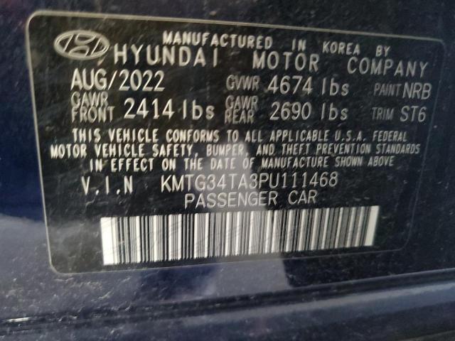 2023 GENESIS G70 BASE KMTG34TA3PU111468