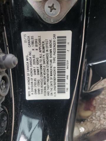 2015 HONDA CIVIC EX 2HGFB2F80FH522419