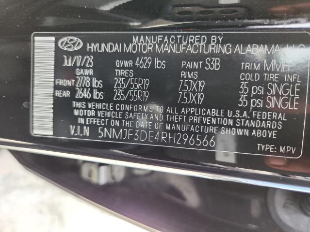 2024 HYUNDAI TUCSON SEL 5NMJF3DE4RH296566
