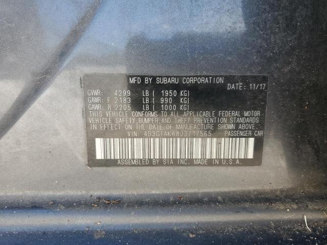 2018 SUBARU IMPREZA SP - 4S3GTAK68J3717565