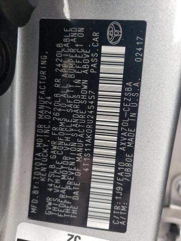 2024 TOYOTA CAMRY SE NIGHT SHADE 4T1S11AK0RU245457