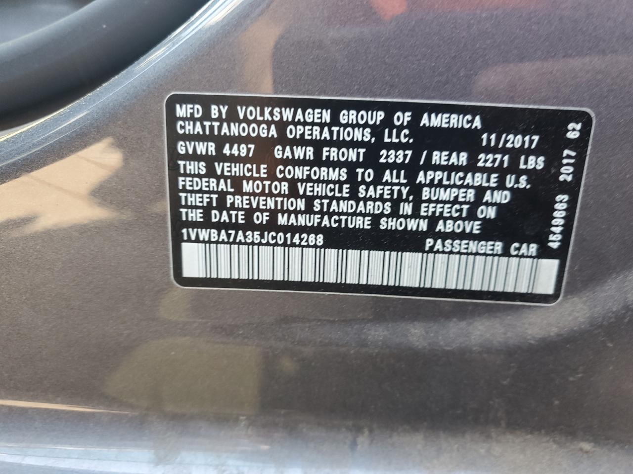 Volkswagen Passat se 2018