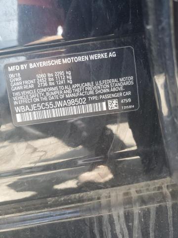2018 BMW 540 I WBAJE5C55JWA98502