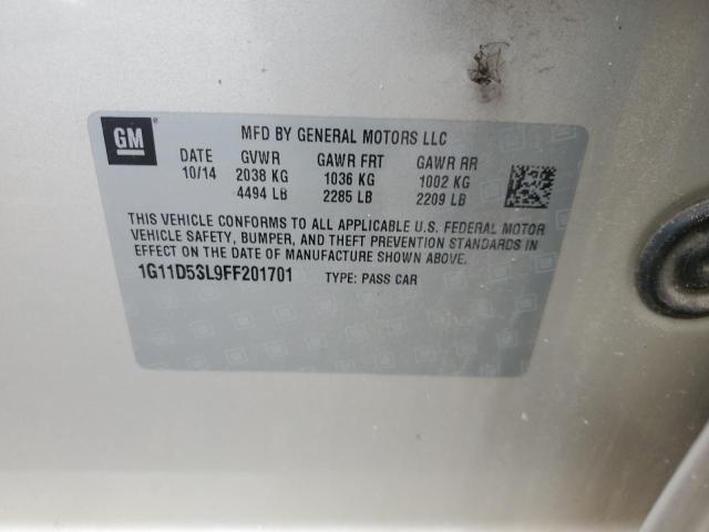 2015 CHEVROLET MALIBU 2LT 1G11D5SL9FF201701