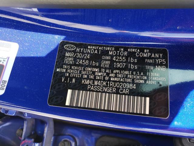 2024 HYUNDAI ELANTRA N KMHLW4DK1RU020984