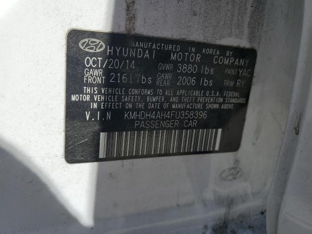 2015 HYUNDAI ELANTRA SE - KMHDH4AH4FU358396