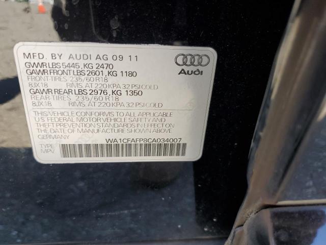 2012 AUDI Q5 PREMIUM - WA1CFAFP8CA034007