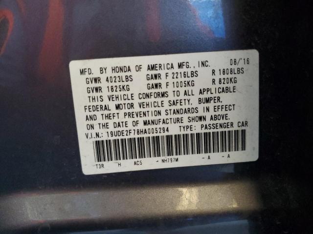 2017 ACURA ILX PREMIU 19UDE2F78HA005294