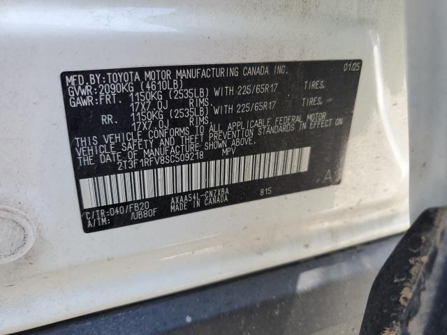 2025 TOYOTA RAV4 LE 2T3F1RFV8SC509218