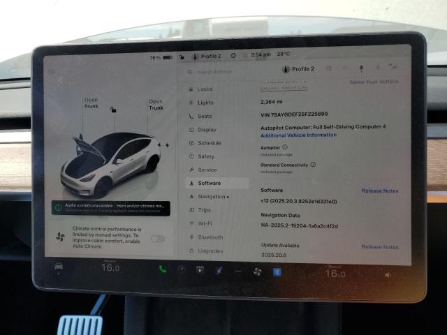 2025 TESLA MODEL Y - 7SAYGDEF2SF225899