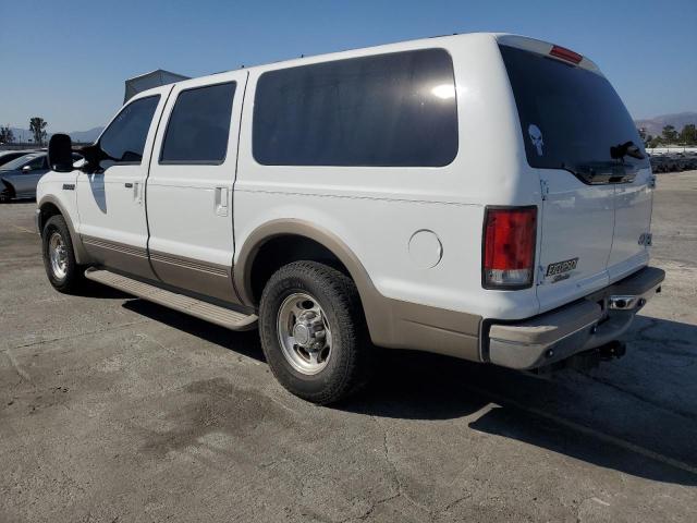 FORD EXCURSION 2001 white  gas 1FMNU42S81EC98586 photo #3