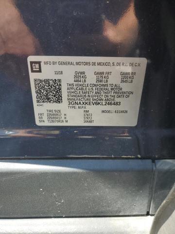 2019 CHEVROLET EQUINOX LT - 3GNAXKEV6KL246483